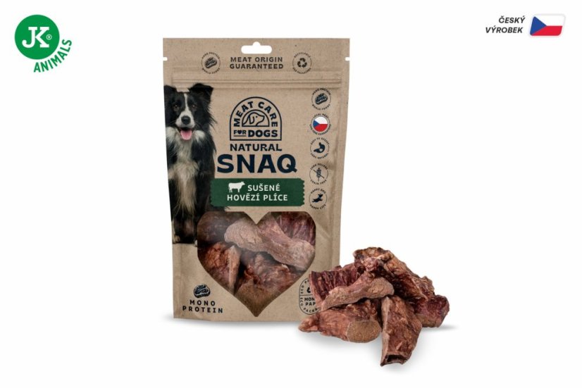 Dog Snaq - sušené hovädzie pľúca, 80 g