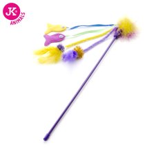 JK ANIMALS rybky s pierkom na prúte, hračka 40 cm