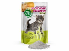 JK Citrus Absorber, pohlcovač zápachov s vôňou citrusov, 450 g, podporuje účinok podstielok