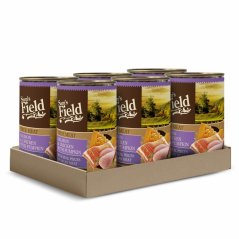 6× 400 g, Sam's Field True Salmon & Chicken with Pumpkin (Sams Field mäsová konzerva)