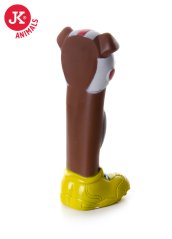 JK Vinylový pes – futbal 16,5 cm – vinylová (gumová) hračka