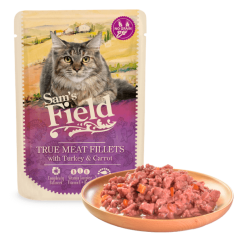 Sams Field True Meat Fillets with Turkey & Carrot (Sam's Field) 85g