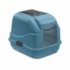 Plastová toaleta Imac Easy Cat 2nd life, 50×40×40 cm, tyrkysová