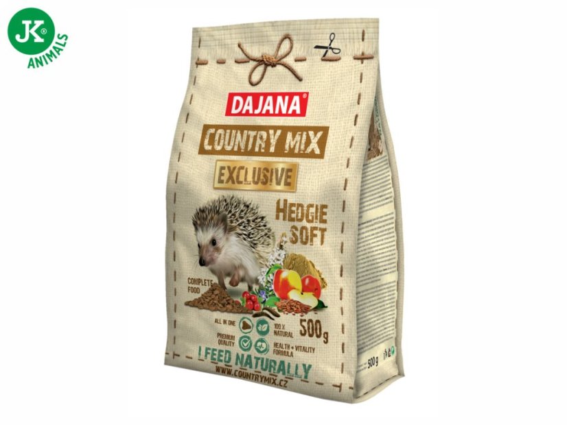 Dajana - COUNTRY MIX EXCLUSIVE, ježko 500 g, krmivo pre ježkov