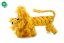 Bavlnený Lev, žltý, bavlnená hračka pre psov, 20 cm, ideálna pre aktívnu hru