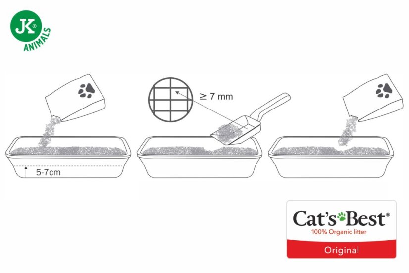 Cat's Best Original podstielka 5,2 kg/10+2 l Gratis