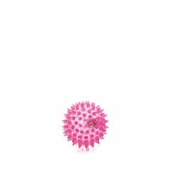 JK ANIMALS, LED TPR loptička s pichliačmi ružová 5,5 cm