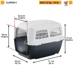 Ferplast Clipper 4 Plus přepravka 71 x 50 x 51 cm