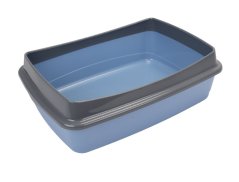 Ferplast NIP PLUS 20 toaleta pre mačky, modrá 55 x 39,5 x 18,5 cm