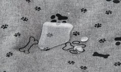 JK ANIMALS Kanape Grey Lux XL, kanape pre veľké psy 105 x 75 x 20 cm