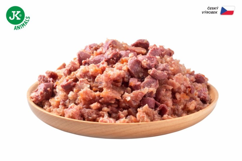 6× 400 g, Sam's Field True Chicken Meat & Carrot (Sams Field mäsová konzerva)